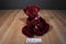 Russ Two Rhapsody Burgandy Red Teddy Bears Beanbag Plush