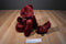 Russ Two Rhapsody Burgandy Red Teddy Bears Beanbag Plush