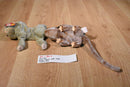Ty Beanie Babies 4 Cats Scat Prance Nip Snip 1 Mouse Tiptoe Plush