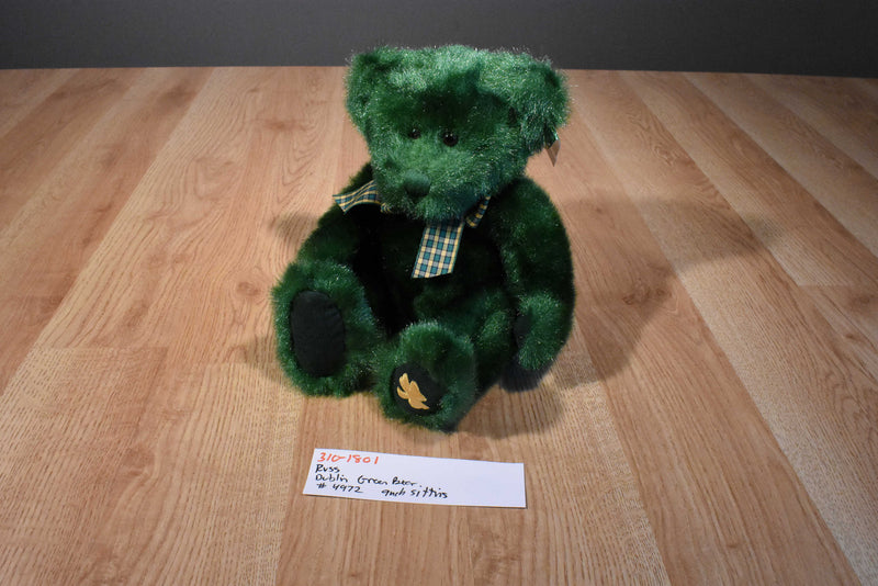 Russ Dublin St. Patrick' Day Green Bear Beanbag Plush