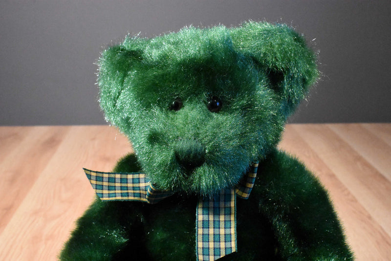 Russ Dublin St. Patrick' Day Green Bear Beanbag Plush