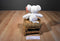Gund Brie White Mouse Beanbag Plush