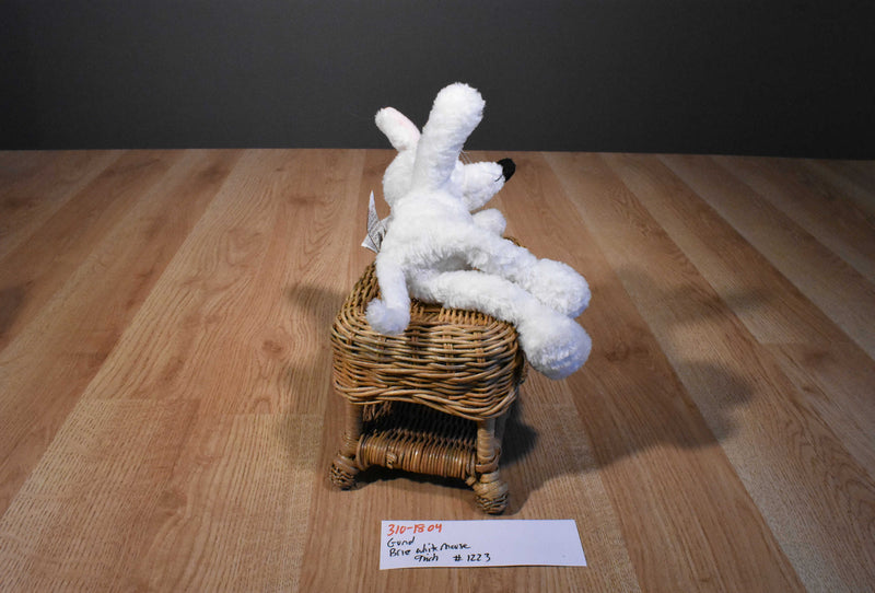 Gund Brie White Mouse Beanbag Plush