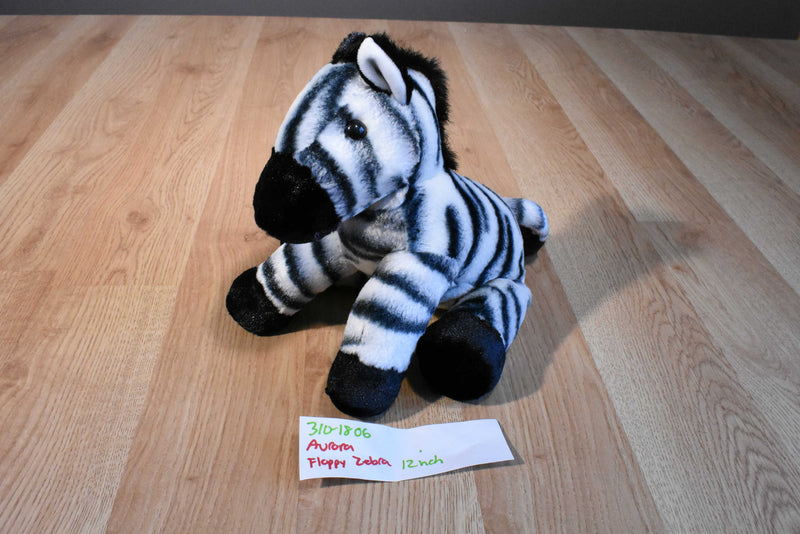 Aurora Flopsies Zebra Beanbag Plush
