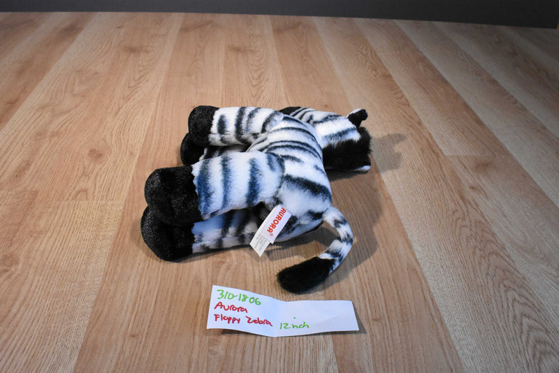 Aurora Flopsies Zebra Beanbag Plush