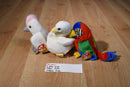 Ty Beanies Babies 4 Birds Kuku Jabber Goddess Flashy Beanbag Plush