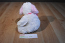 Dan Dee Vase Hugger White and Pink Dog Plush