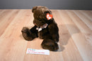 Ty Classic Crockett the Brown Teddy Bear 2003 Beanbag Plush