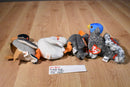 Ty Beanie Babies 4 Birds Gracie Honks Jake Lurkey Beanbag Plush