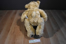 Build a Bear Beige Curly Teddy Bear Beanbag Plush