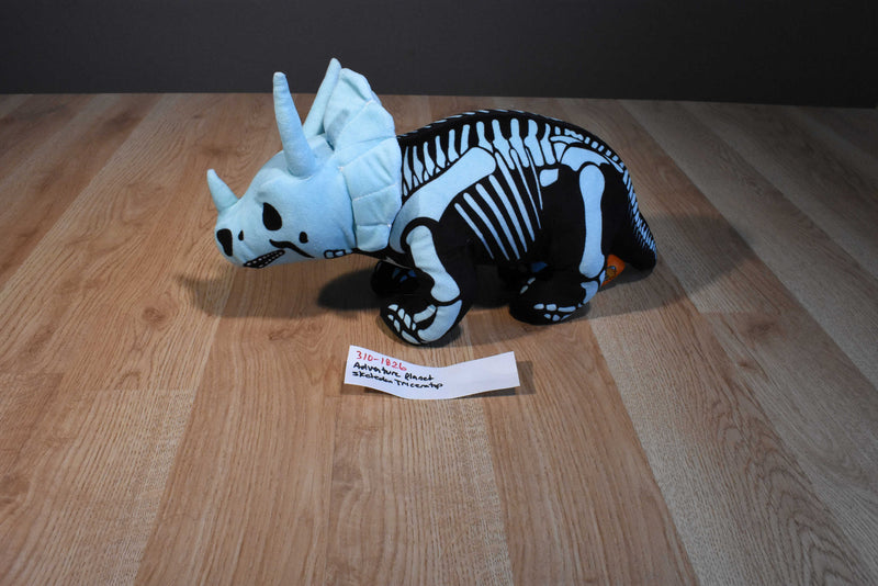 Adventure Planet Skeledons Blue Triceratops Plush