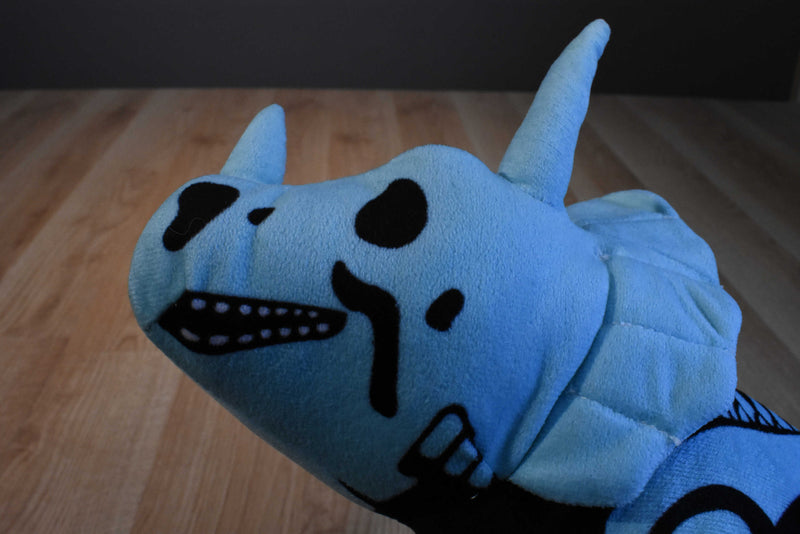 Adventure Planet Skeledons Blue Triceratops Plush