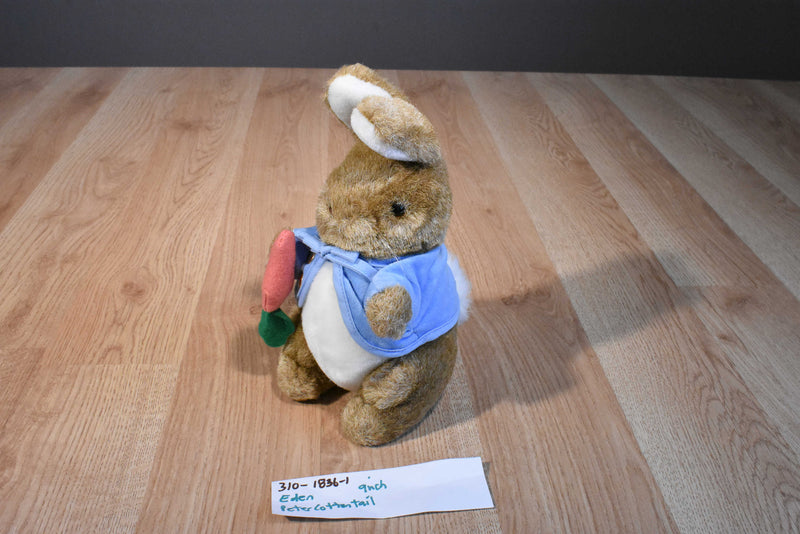 Eden Peter Rabbit 1989 Plush With a Carrot