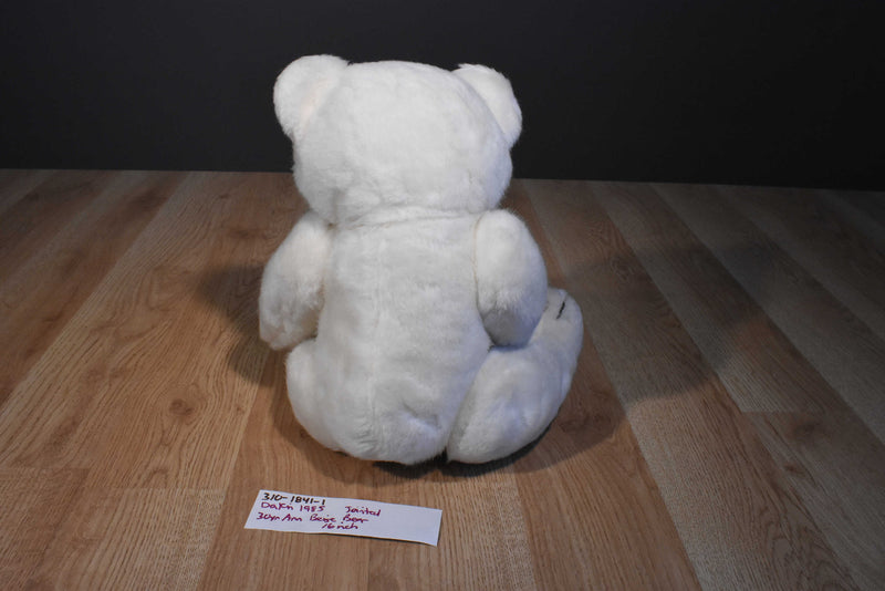 Dakin 30 Year Anniversary Jointed Beige Teddy Bear 1985 Plush