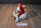First & Main Jethro Bear Beanbag Plush With a Candy Cane