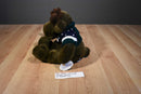 Wishpets Mr. Chocolate Moose in Snowman Christmas Sweater 1999 Plush