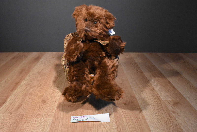 Russ Beresford Brown Teddy Bear Beanbag Plush