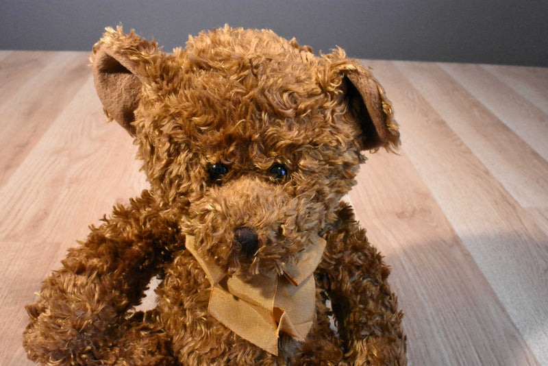 Russ Honeyfitz Gold Teddy Bear Beanbag Plush