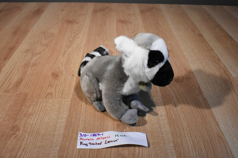 Aurora Miyoni Ring Tailed Lemur Beanbag Plush