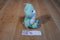 Play Along Care Bears Green Wish Bear 2004 Beanbag Plush