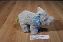 Manhattan Voyagers Gray Elephant With Green Heart 2017 Beanbag Plush