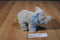 Manhattan Voyagers Gray Elephant With Green Heart 2017 Beanbag Plush