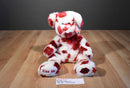 The Petting Zoo Valentines White Bear With Red Lips 1994 Beanbag Plush