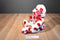 The Petting Zoo Valentines White Bear With Red Lips 1994 Beanbag Plush