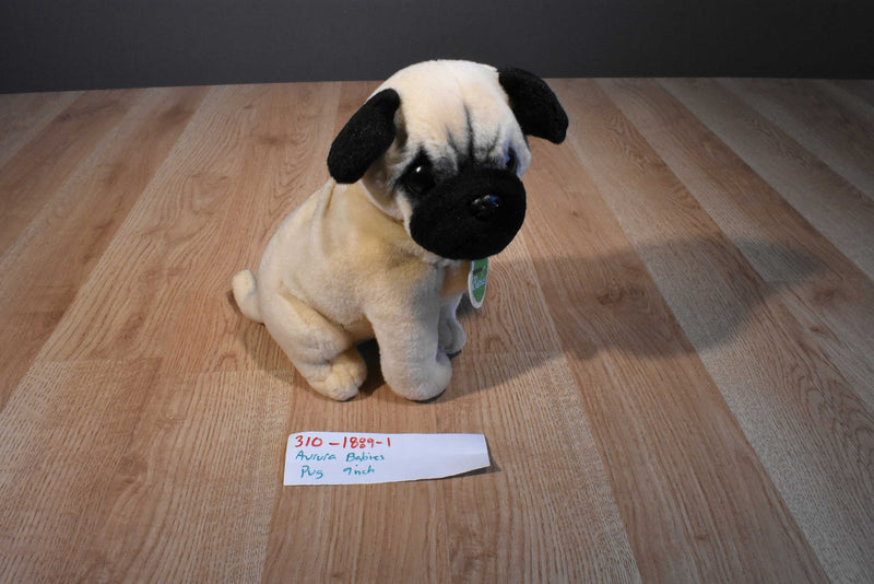 Aurora Babies Pug Dog Beanbag Plush
