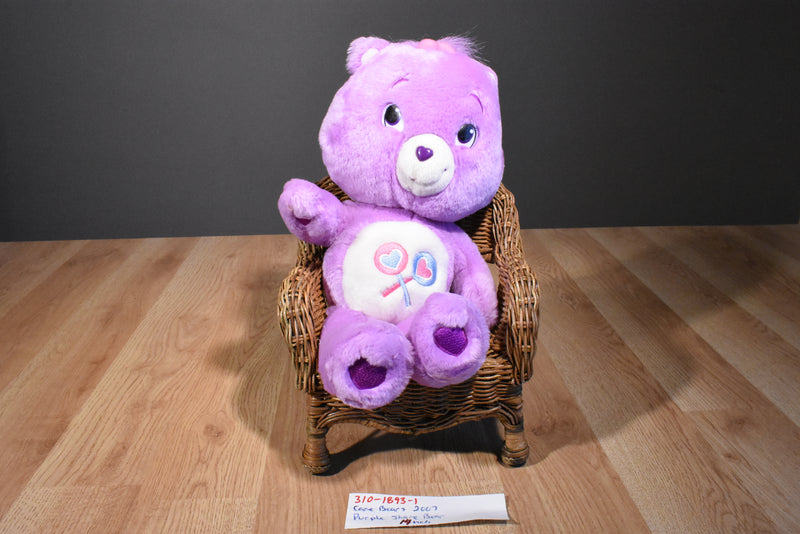 Play Along Care Bears Purple Share Bear 2007 Plush