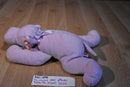 Ty Pillow Pals Tubby the Lavender Hippo 1996 Plush