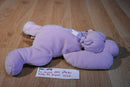 Ty Pillow Pals Tubby the Lavender Hippo 1996 Plush