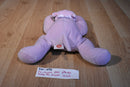 Ty Pillow Pals Tubby the Lavender Hippo 1996 Plush