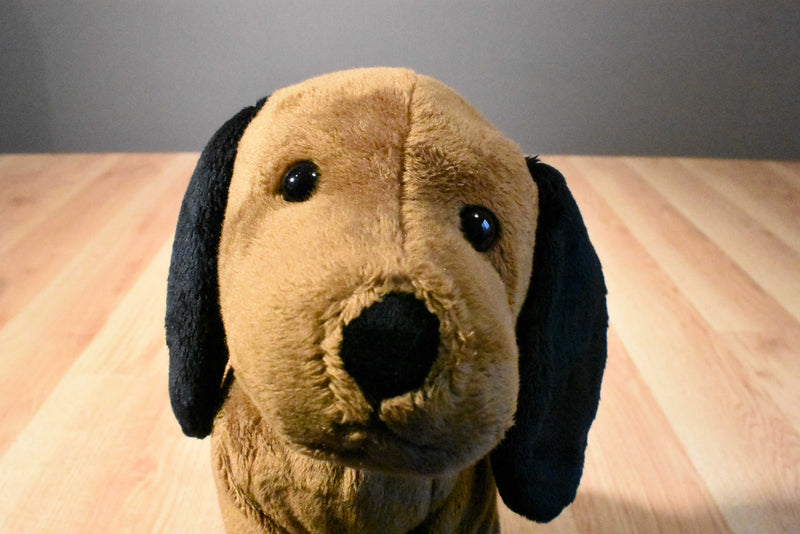 Manhattan Toy Co. Pooch Party Sniffy the Brown and Black Dog 2015 Plush