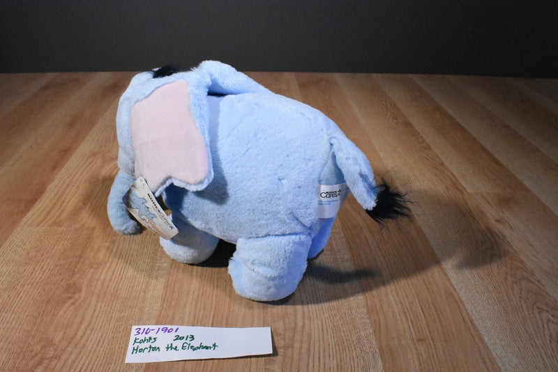 Kohl's Dr. Seuss Horton Hears a Who Blue Elephant 2013 Plush