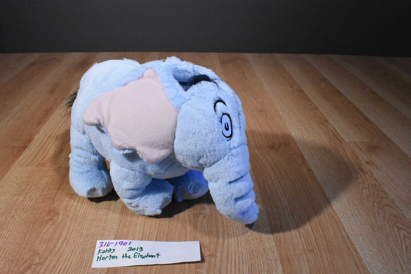 Kohl's Dr. Seuss Horton Hears a Who Blue Elephant 2013 Plush