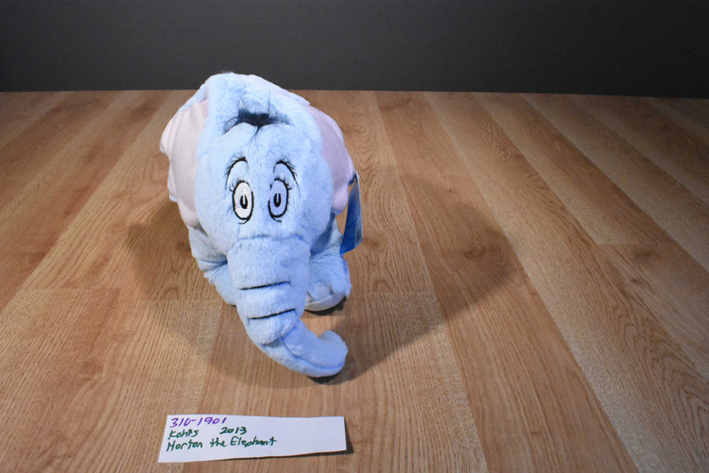 Kohl's Dr. Seuss Horton Hears a Who Blue Elephant 2013 Plush
