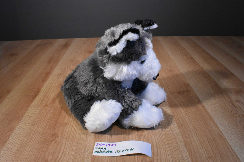 Jaag Gray and White Husky/Malamute Puppy Dog 2013 Beanbag Plush