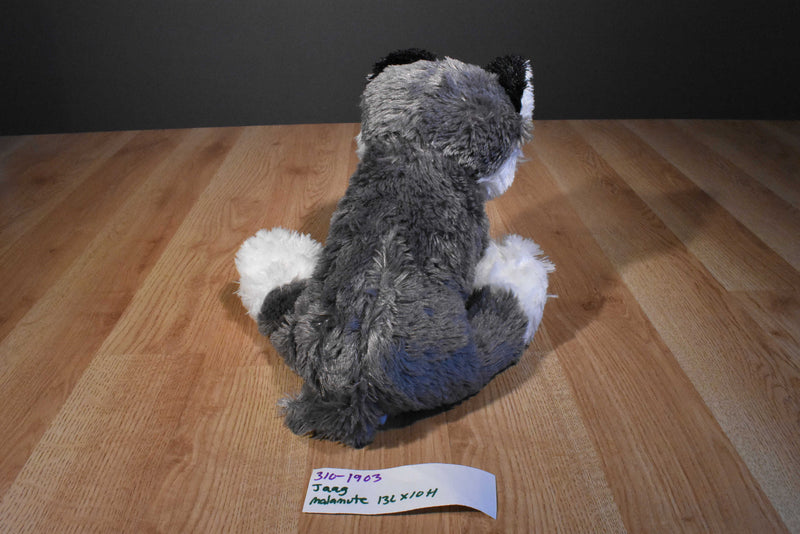 Jaag Gray and White Husky/Malamute Puppy Dog 2013 Beanbag Plush
