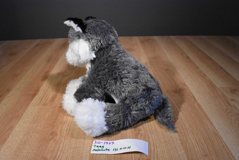Jaag Gray and White Husky/Malamute Puppy Dog 2013 Beanbag Plush