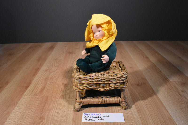 Anne Geddes Daffodil Baby Beanbag Plush