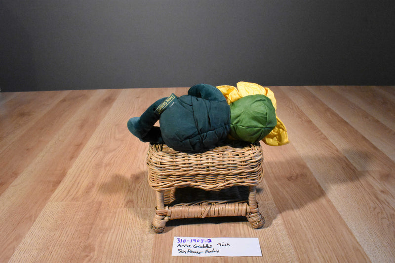 Anne Geddes Daffodil Baby Beanbag Plush