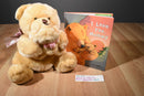 Walmart Tan Mother Bear Kissing Baby Bear Plush and Book