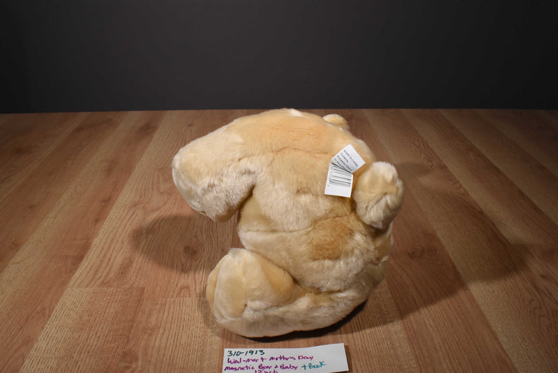 Walmart Tan Mother Bear Kissing Baby Bear Plush and Book