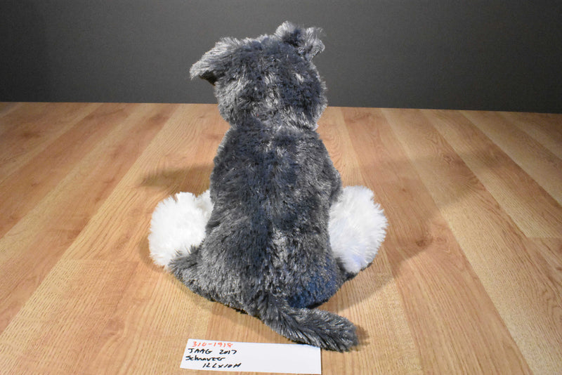 Jaag Gray and White Schnauzer 2017 Beanbag Plush