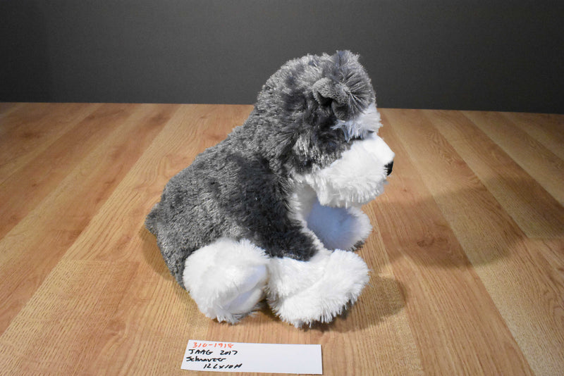 Jaag Gray and White Schnauzer 2017 Beanbag Plush