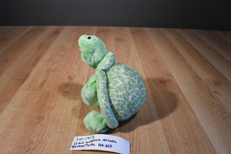 Ganz Webkinz Green and White Spotted Turtle Beanbag Plush HM220 No Code