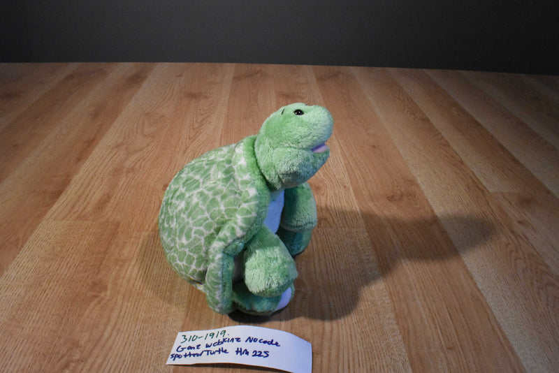 Ganz Webkinz Green and White Spotted Turtle Beanbag Plush HM220 No Code