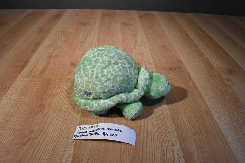 Ganz Webkinz Green and White Spotted Turtle Beanbag Plush HM220 No Code