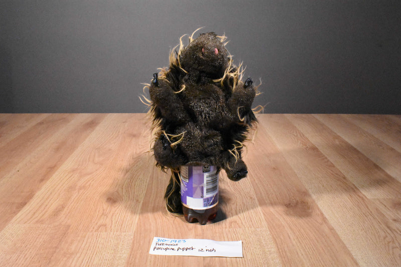 Folkmanis Brown and Tan Porcupine Puppet